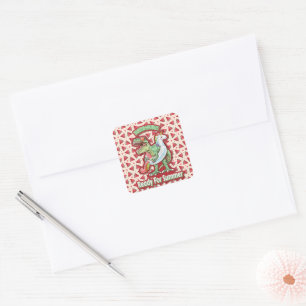 Mom Queen Floral  Square Sticker
