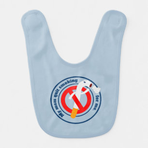 Mom quit smoking for me baby bib