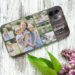 Mom Quote 6 Photo Collage Rustic Brown iPhone 11 Pro Max Case<br><div class="desc">Mom Quote and 6 Photo Collage which you can customize to create your own unique iphone case. The saying reads "My greatest blesssing call me mom" and you can change this to read Mama, Momma or Mum for example. The photo template is ready for you to add six of your...</div>