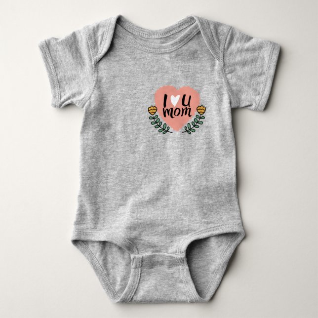 Mom quotes baby bodysuit (Front)
