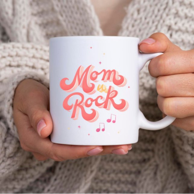 Mom Retro Typography mug (Creator Uploaded)