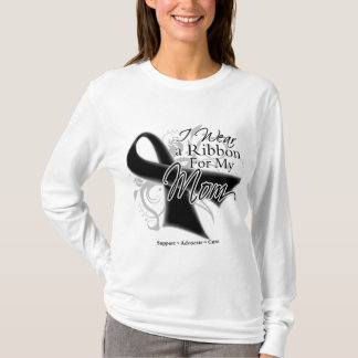 Mom Ribbon - Melanoma Skin Cancer T-Shirt