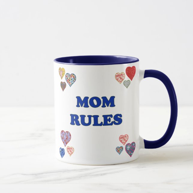 Mom Rules Mug (Right)