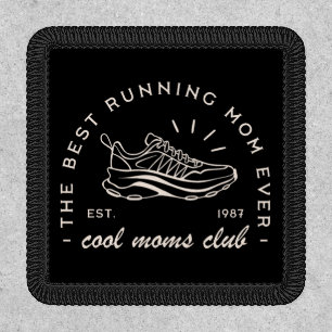 Mom run running runner club funny marathoner patch