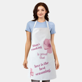 Mom’s Cooking Love Is The Best Seasoning Gift Apron