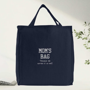Mom’s Embroidered Tote Bag