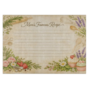 Mom’s Famous Recipe Cutting Board