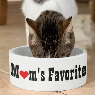 Mom’s Favorite Child, funny pet dog food ceramic Bowl