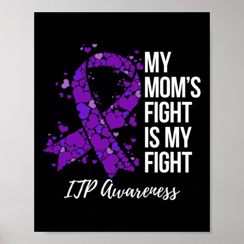 Moms Fight Is My Fight Itp Awareness  Poster