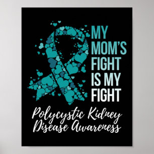 Mom’s Fight My Fight Polycystic Kidney Disease Awa Poster