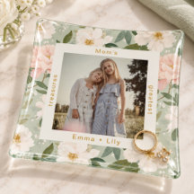 Mom’s Greatest Treasures Watercolor Floral Photo