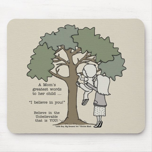 Mom’s Greatest Words Mouse Pad (Front)