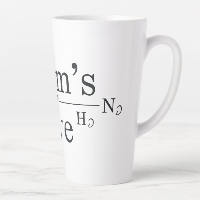 Mom’s Love Formula Latte Mug (Right)
