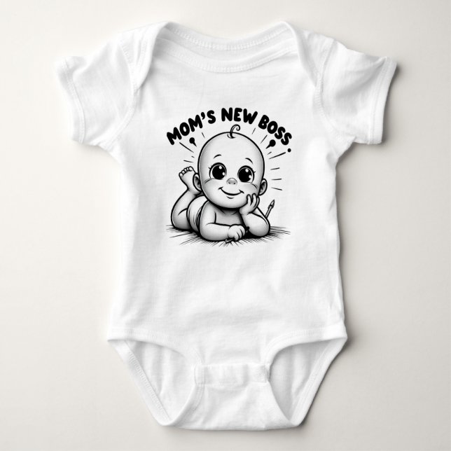 Mom’s New Boss Baby Bodysuit (Front)