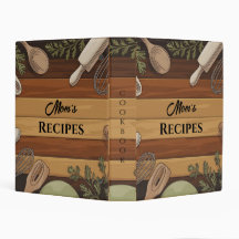 Mom’s Rustic Kitchen Recipe Layout Editable