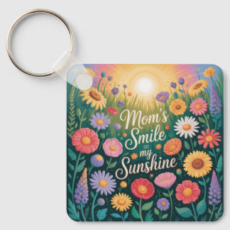 Mom’s Smile = My Sunshine Keychain