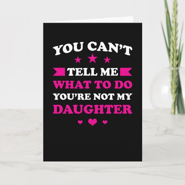 Mom Saying Mothers Day Gift Funny Card (Front)