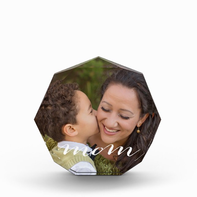 Mom Script Photo Block (Front)