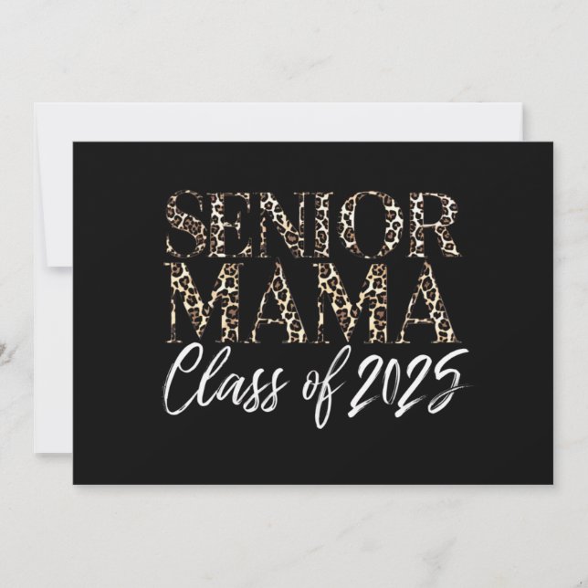 Mom Senior 2025 Proud Mom Of A Class Of 2025  Invitation (Front)