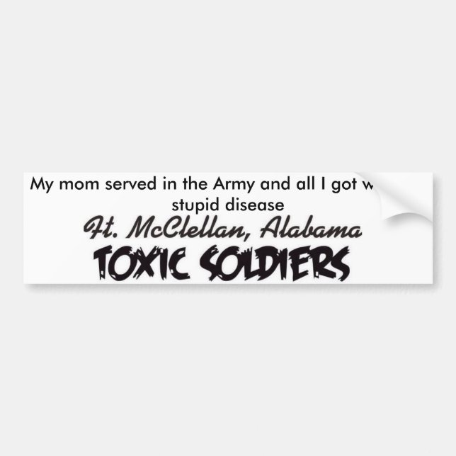 mom served bumper sticker (Front)