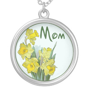 Mom Silver Plated Necklace