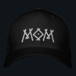 Mom Simple Cool Modern Typography Custom Embroidered Baseball Cap<br><div class="desc">Mom Simple Cool Modern Typography Custom Embroidered Baseball Cap features the simple modern embroidered text "Mom". Perfect as a gift for mom for Mother's Day,  Christmas,  birthday and more. Created by Evco Studio www.zazzle.com/store/evcostudio</div>