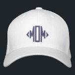Mom Simple Modern Typography Custom Embroidered Baseball Cap<br><div class="desc">Mom Simple Modern Typography Custom Embroidered Baseball Cap features the simple modern embroidered text "Mom". Perfect as a gift for mom for Mother's Day,  Christmas,  birthday and more. Created by Evco Studio www.zazzle.com/store/evcostudio</div>