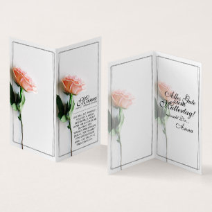 Mom – Simply Irreplaceable   Classic Card - Rose