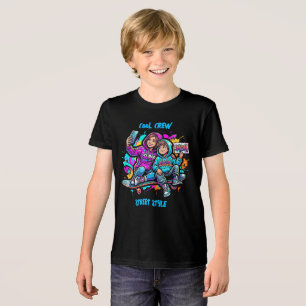 Mom & Son Graffiti Street: Tri-Blend T-Shirt Shirt