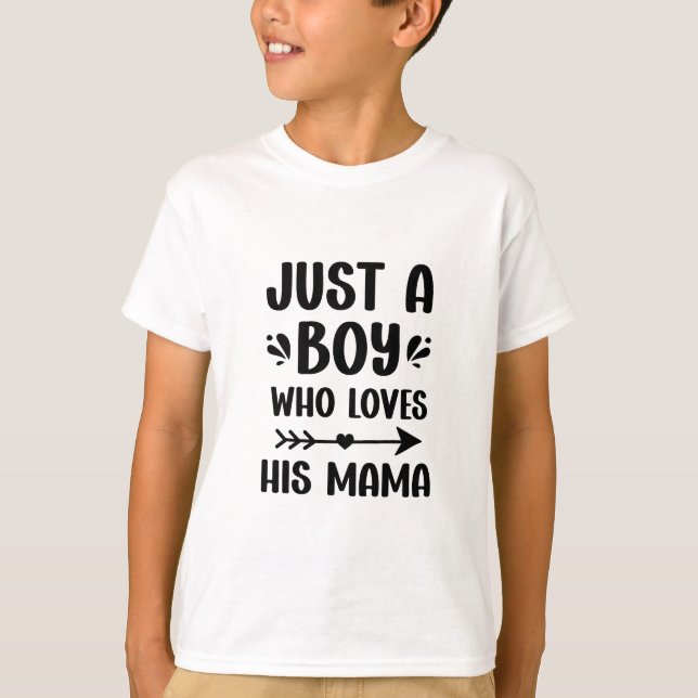 Mom son matching outfit Mothers Day Gift T-Shirt (Front)