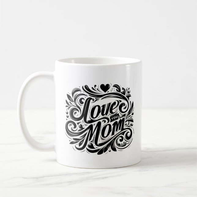 Mom Source of Inspiration Coffee Mug (Left)