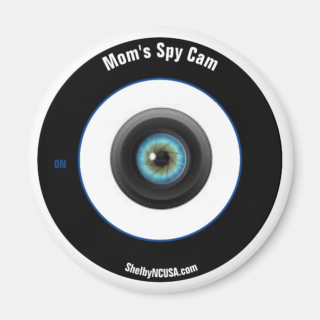 Mom Spy Cam Fridge Magnet (Front)