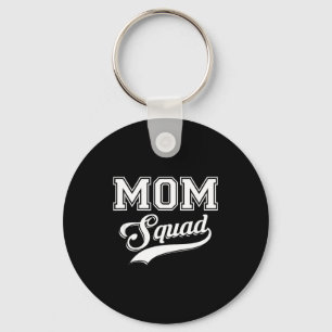 Mom squad funny mother keychain