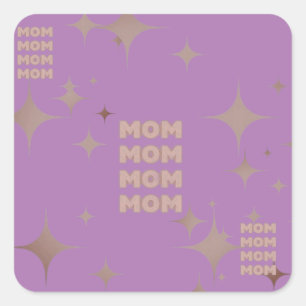 Mom  square sticker