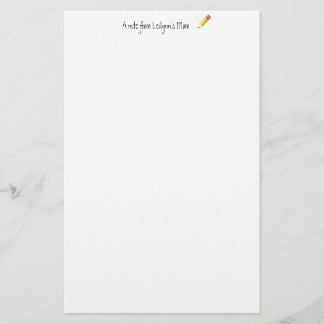 mom stationary stationery (Front)