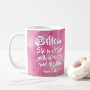 Blessed Mama mug with Bible Quote, Mother's Day Gift, Religious