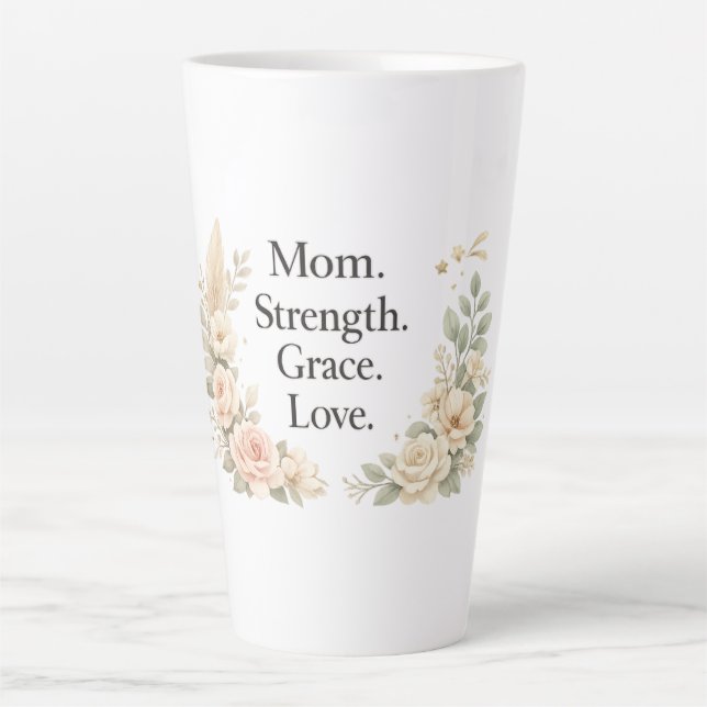 Mom Strength & Grace Mug (Front)