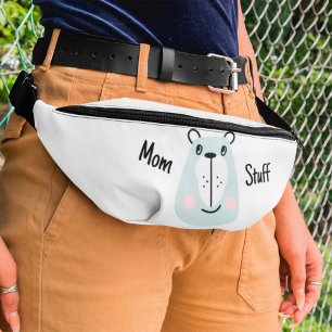 Mom Stuff - little funny bear Fanny Pack