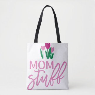 mom stuff Personalized Girl Tote Bag