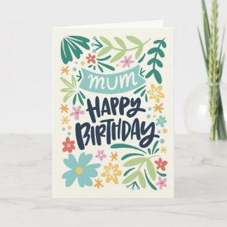 Mom summer birthday card
