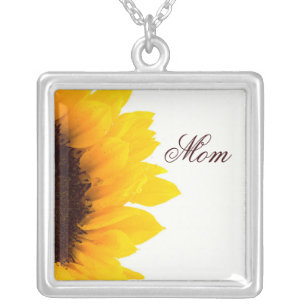 Mom, Sunflower Necklace