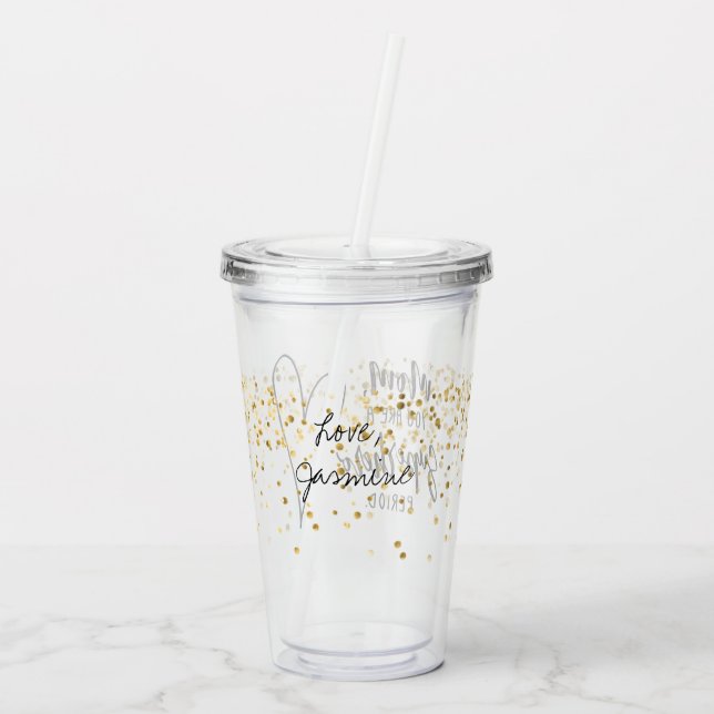 Mom superhero mothers day personalized with names acrylic tumbler (Back)