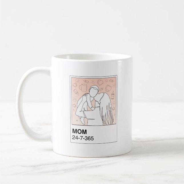 Mom Swatch Coffee Mug (Left)