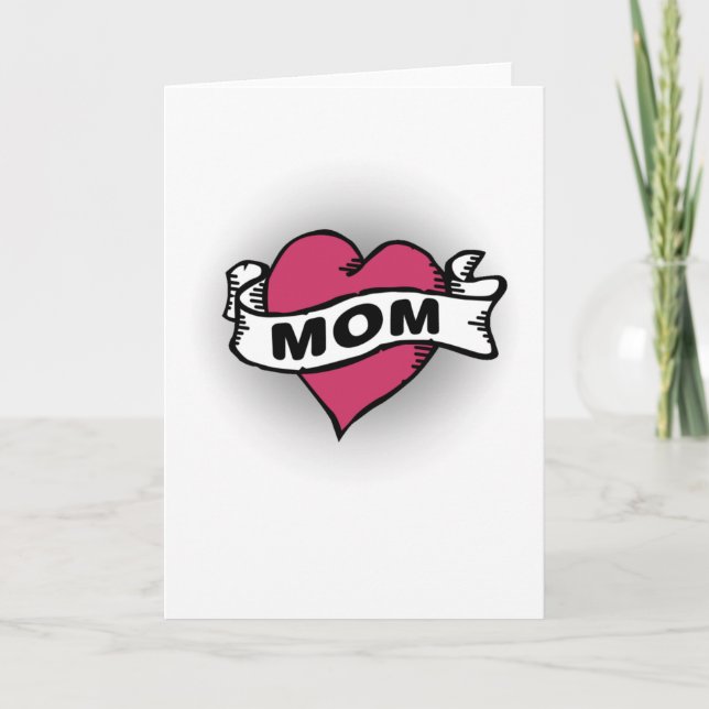 Mom Tattoo Card (Front)