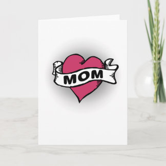 Mom Tattoo Card