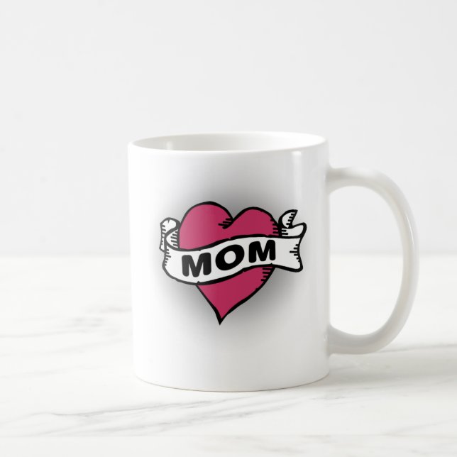 Mom Tattoo Coffee Mug (Right)