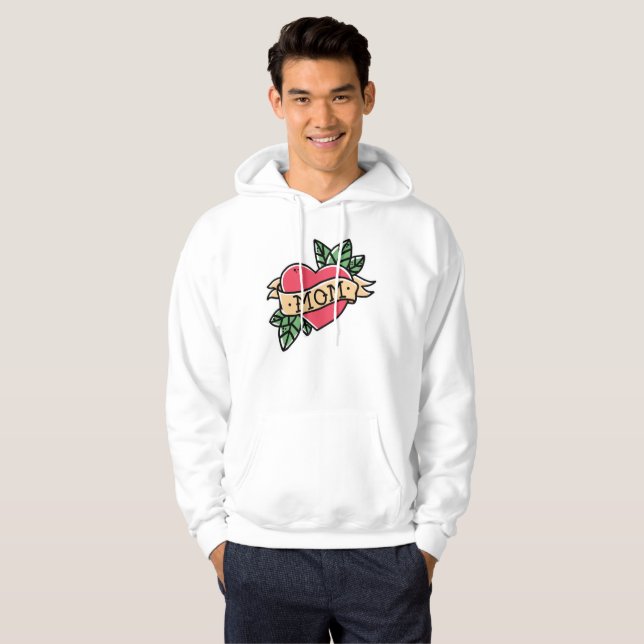 Mom Tattoo  Hoodie (Front Full)