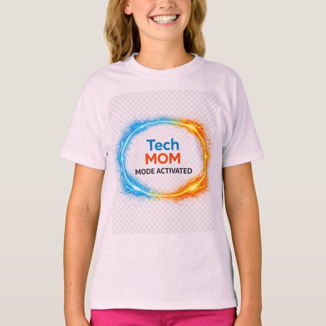 Mom Tech Style T-Shirt (Front)