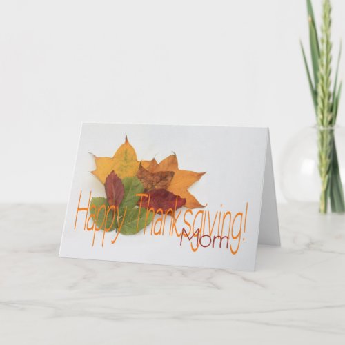 Mom  Thanksgiving Card