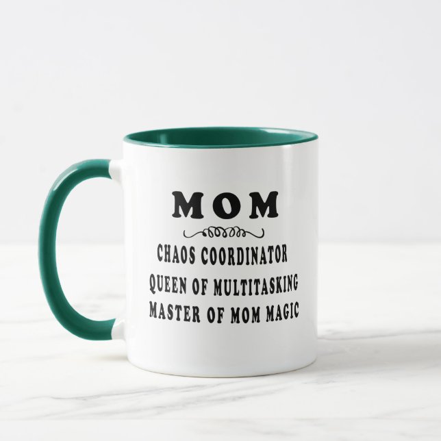 Mom the Chaos Coordinator Mug -Perfect Mothers Day (Left)